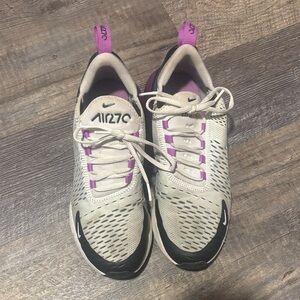 Nike Air Zoom Sneakers in White and Purple